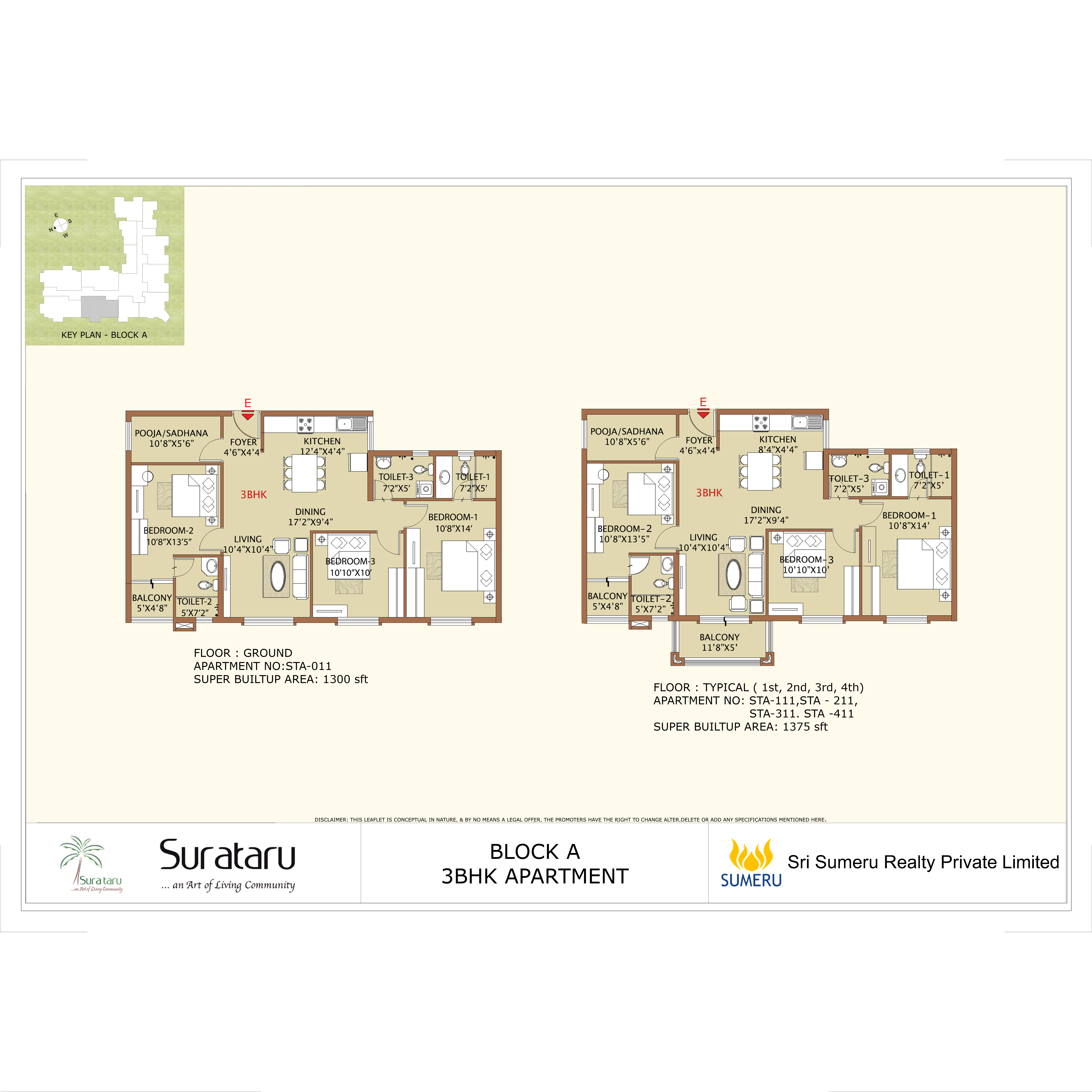 SURATARU 3 BHK 11 SERIES