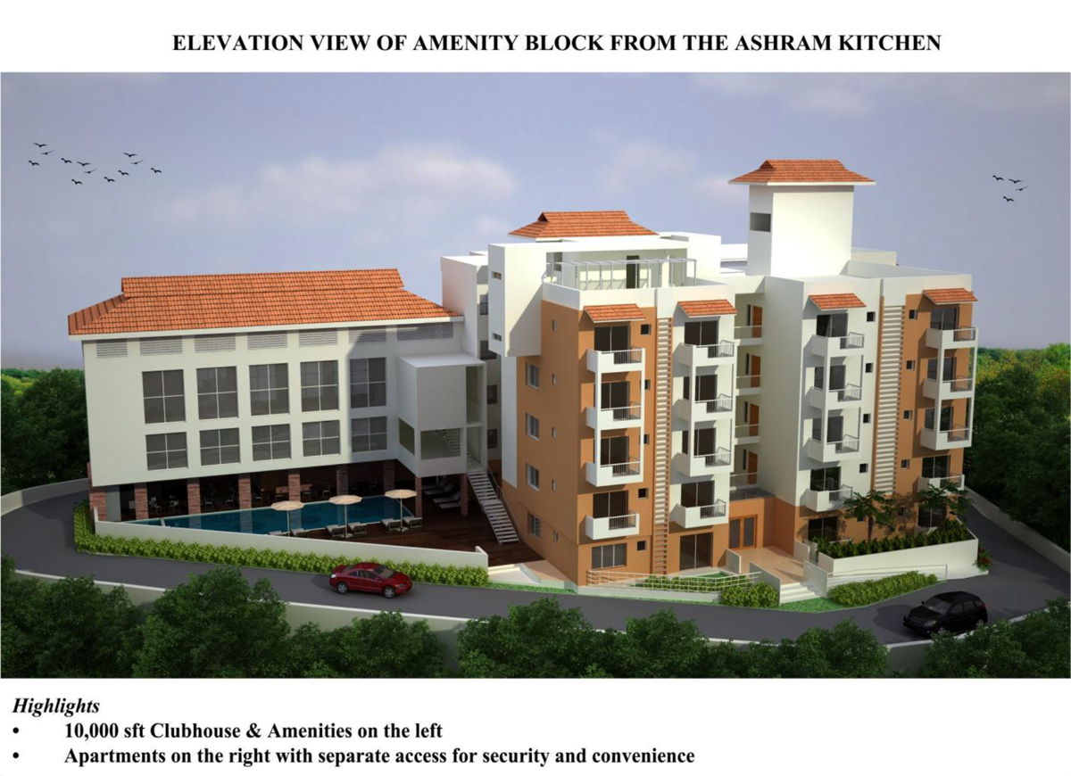 Elevation View of Amenity Block